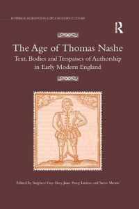 The Age of Thomas Nashe