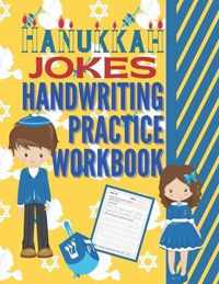 Hanukkah Jokes Handwriting Practice Workbook