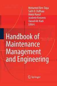 Handbook of Maintenance Management and Engineering