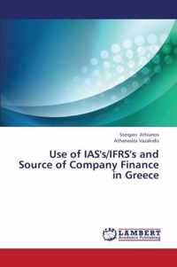 Use of IAS's/IFRS's and Source of Company Finance in Greece