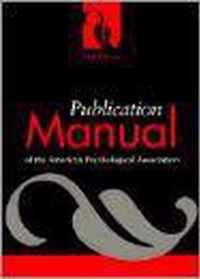 Publication Manual of the American Psychological Association