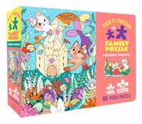 Piece It Together Family Puzzle: Purrmaid Paradise