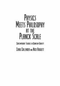 Physics Meets Philosophy at the Planck Scale