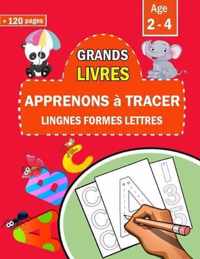 Grands livres Apprenons a tracer Lignes Formes Lettres