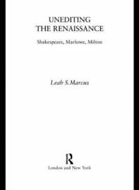 Unediting the Renaissance PB