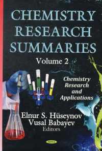 Chemistry Research Summaries