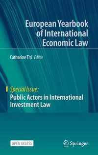 Public Actors in International Investment Law