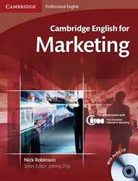 Cambridge English for Marketing student's book + audio-cd's