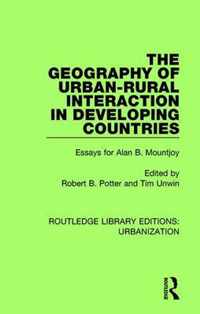 The Geography of Urban-Rural Interaction in Developing Countries