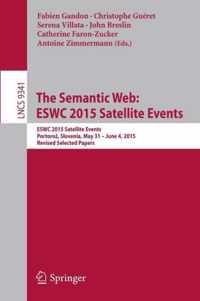 The Semantic Web ESWC 2015 Satellite Events