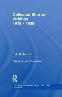 Collected Shorter Writings V9