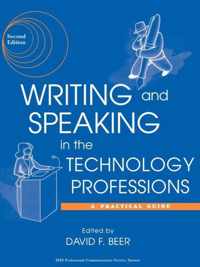 Writing And Speaking In The Technology Professions