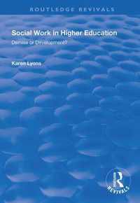 Social Work in Higher Education