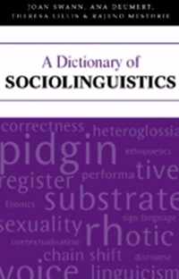 A Dictionary of Sociolinguistics