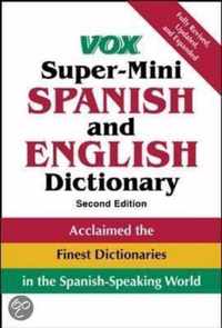 Vox Super-Mini Spanish And English Dictionary