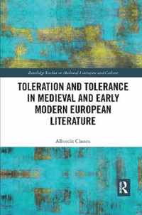 Toleration and Tolerance in Medieval European Literature