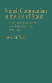 French Communism in the Era of Stalin