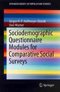 Sociodemographic Questionnaire Modules for Comparative Social Surveys