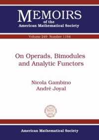 On Operads, Bimodules and Analytic Functors