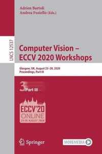 Computer Vision ECCV 2020 Workshops