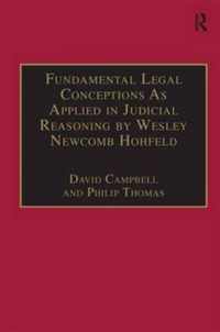 Fundamental Legal Conceptions As Applied in Judicial Reasoning by Wesley Newcomb Hohfeld