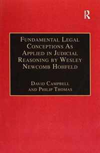 Fundamental Legal Conceptions as Applied in Judicial Reasoning by Wesley Newcomb Hohfeld