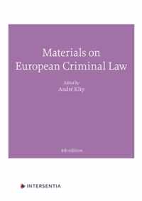 Materials on European Criminal Law