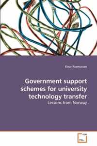 Government support schemes for university technology transfer