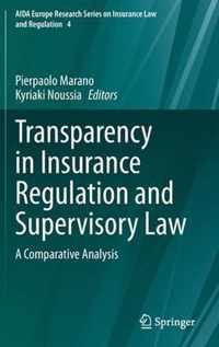 Transparency in Insurance Regulation and Supervisory Law