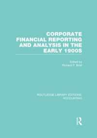 Corporate Financial Reporting and Analysis in the Early 1900s (Rle Accounting)