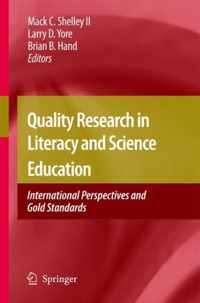 Quality Research in Literacy and Science Education