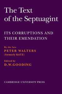 The Text of the Septuagint