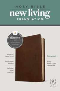 NLT Compact Bible, Filament Enabled Edition, Rustic Brown