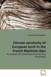 Climate sensitivity of European larch in the French Maritime Alps