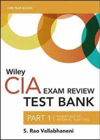 Wiley CIA Test Bank 2020