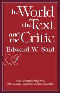 The World, the Text, and the Critic