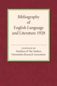 Bibliography of English Language and Literature 1920