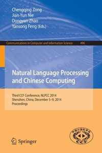 Natural Language Processing and Chinese Computing