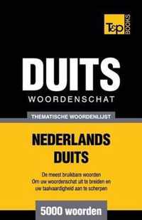 Thematische woordenschat Nederlands-Duits - 5000 woorden