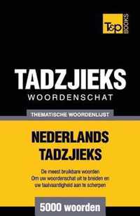 Thematische woordenschat Nederlands-Tadzjieks - 5000 woorden