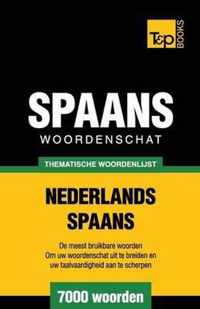 Thematische woordenschat Nederlands-Spaans - 7000 woorden