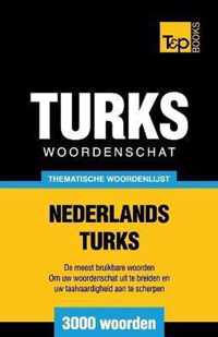 Thematische woordenschat Nederlands-Turks - 3000 woorden