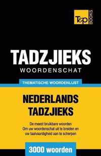 Thematische woordenschat Nederlands-Tadzjieks - 3000 woorden