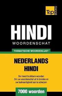 Thematische woordenschat Nederlands-Hindi - 7000 woorden