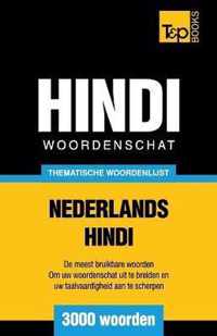 Thematische woordenschat Nederlands-Hindi - 3000 woorden