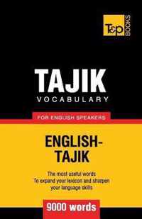 Tajik vocabulary for English speakers - 9000 words