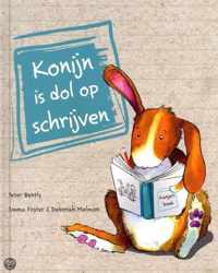 Konijn is dol op schrijven