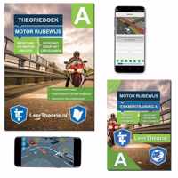 Motor Theorieboek - Theorie Leren Motor Rijbewijs A + 20 uur Online met 25 CBR theorie Examens