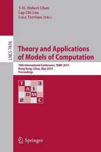 Theory and Applications of Models of Computation