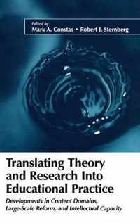 Translating Theory and Research Into Educational Practice